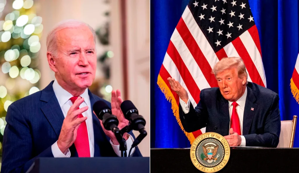 Donald Trump y Joe Biden