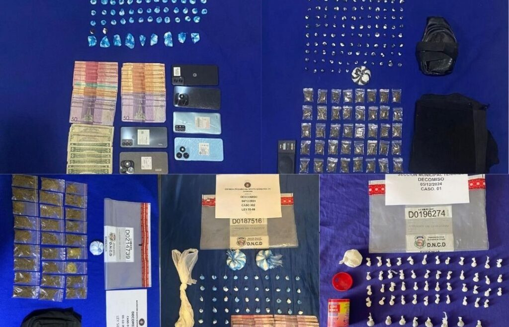 Autoridades Incautan 292 kilos de drogas y apresan a 919 personas en una semana