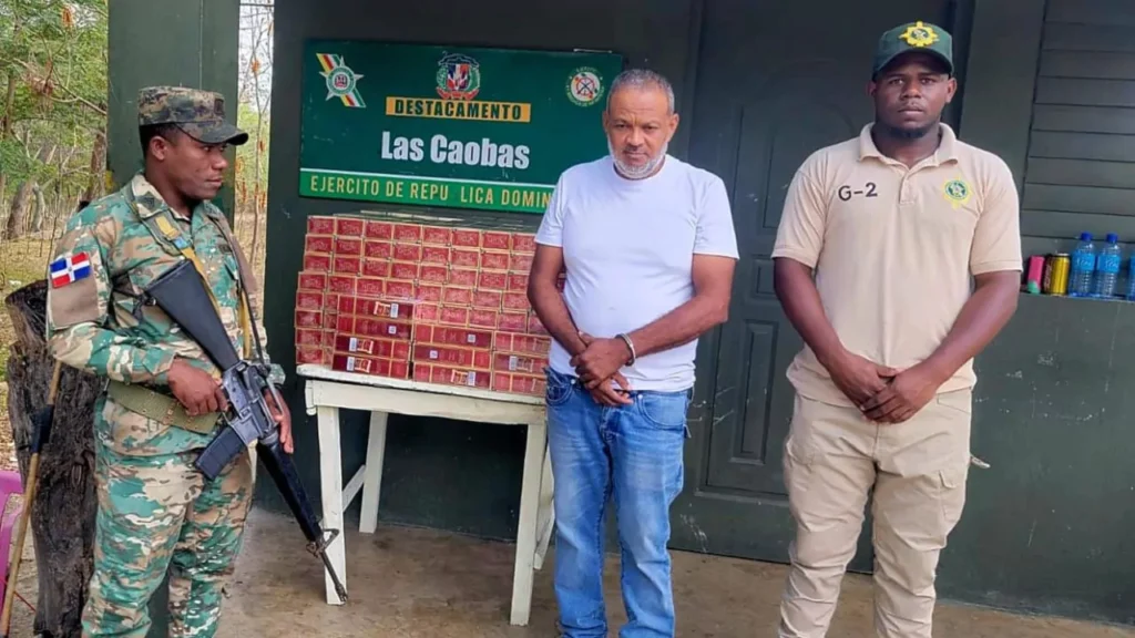 Apresan a hombre con 50 mil cigarrillos de contrabando en Santiago Rodríguez