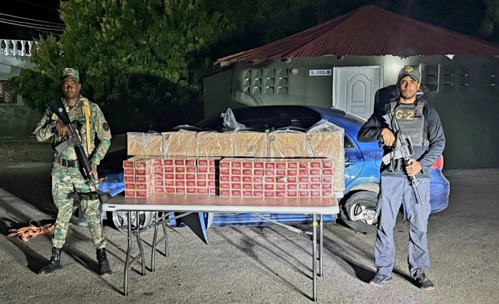 Detienen a médico con 80 mil cigarrillos de contrabando en San Juan de la Maguana