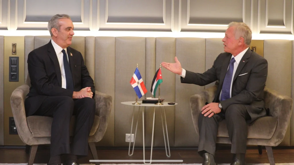 Presidente Abinader y el Rey de Jordania