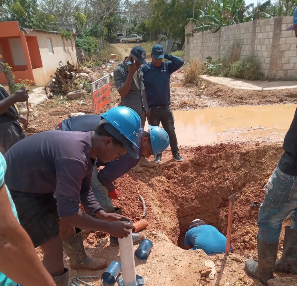 CAASD optimiza redes de distribución en sectores de Santo Domingo Este CAASD