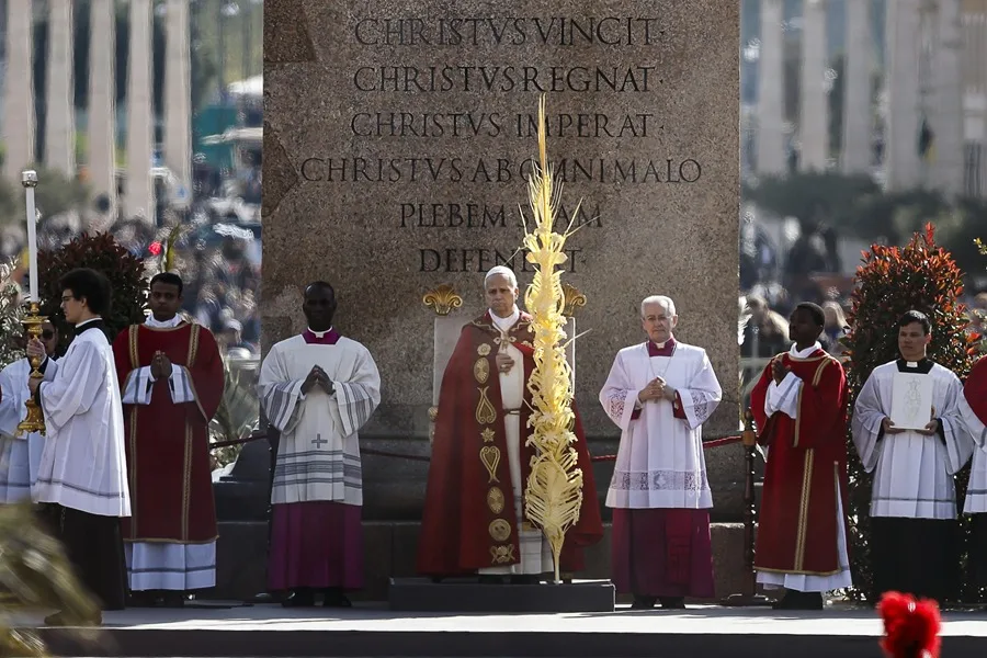 El papa en el Domingo de Ramos: «¡Depongan las armas, recuerden que son hermanos!» El papa León XIV