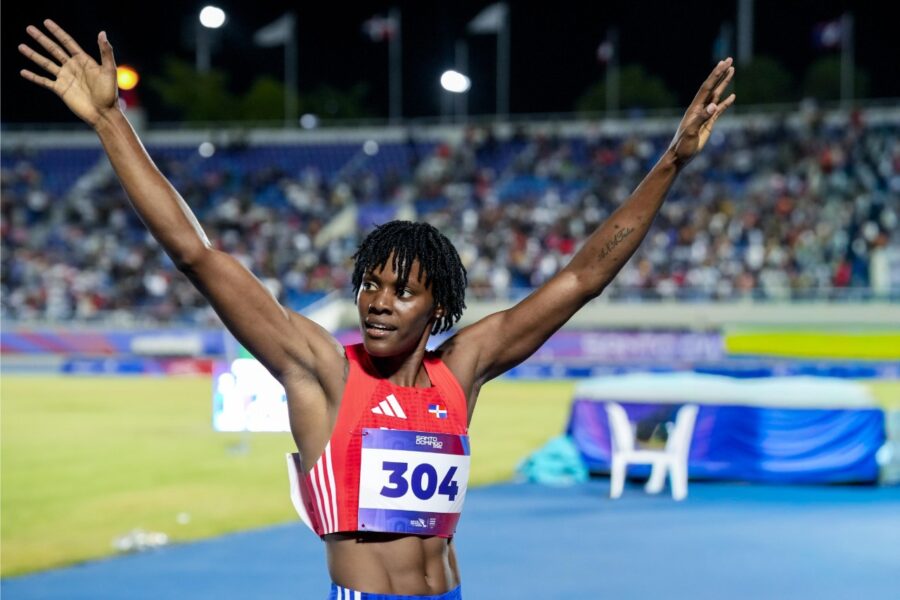Marileidy Paulino clasifica a la final de los 400 metros de los Juegos Centroamericanos y del Caribe Santo Domingo 2026 Marileidy Paulino