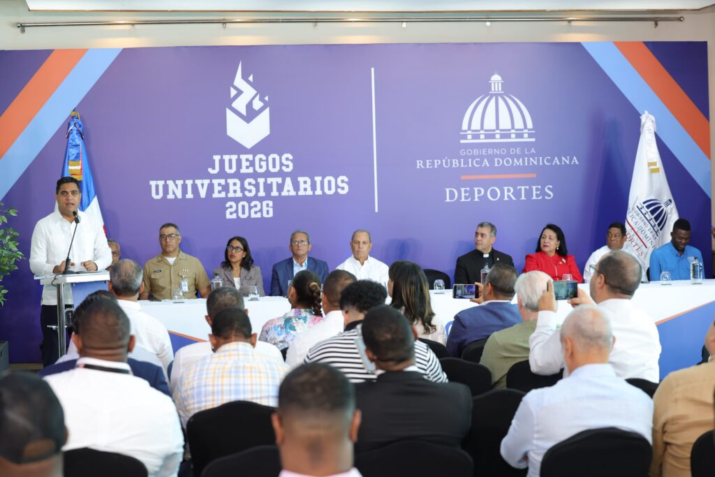 Ministro Kelvin Cruz anuncia Juegos Deportivos Universitarios 2026 Kelvin Cruz